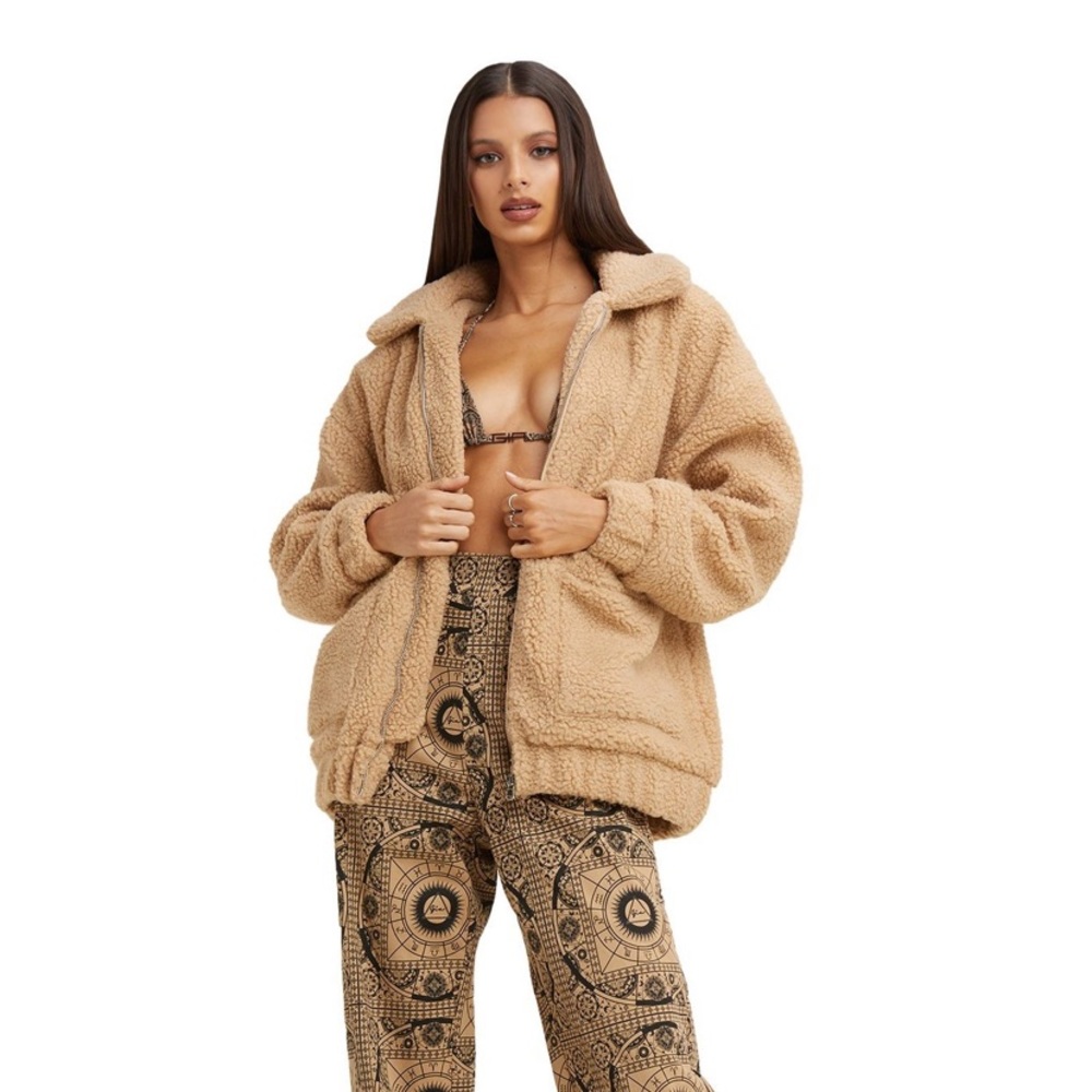 I.AM.GIA Caramel Pixie Teddy Coat